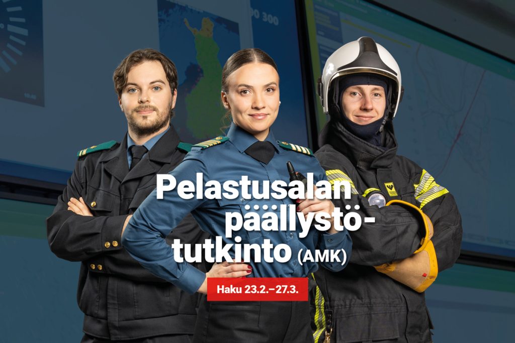 Haku pelastusalan päällystötutkintoon (AMK) 2026