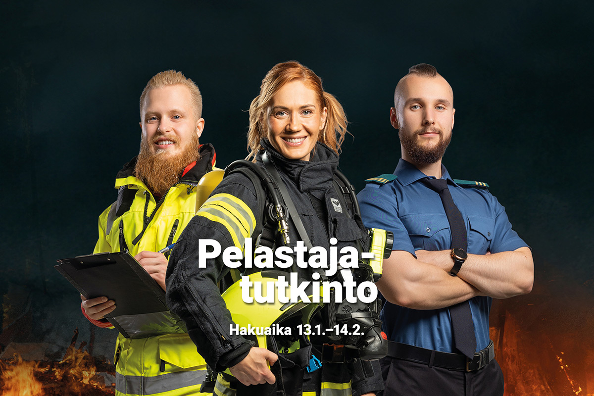 Haku pelastajatutkintoon 13.1.-14-2-2025.