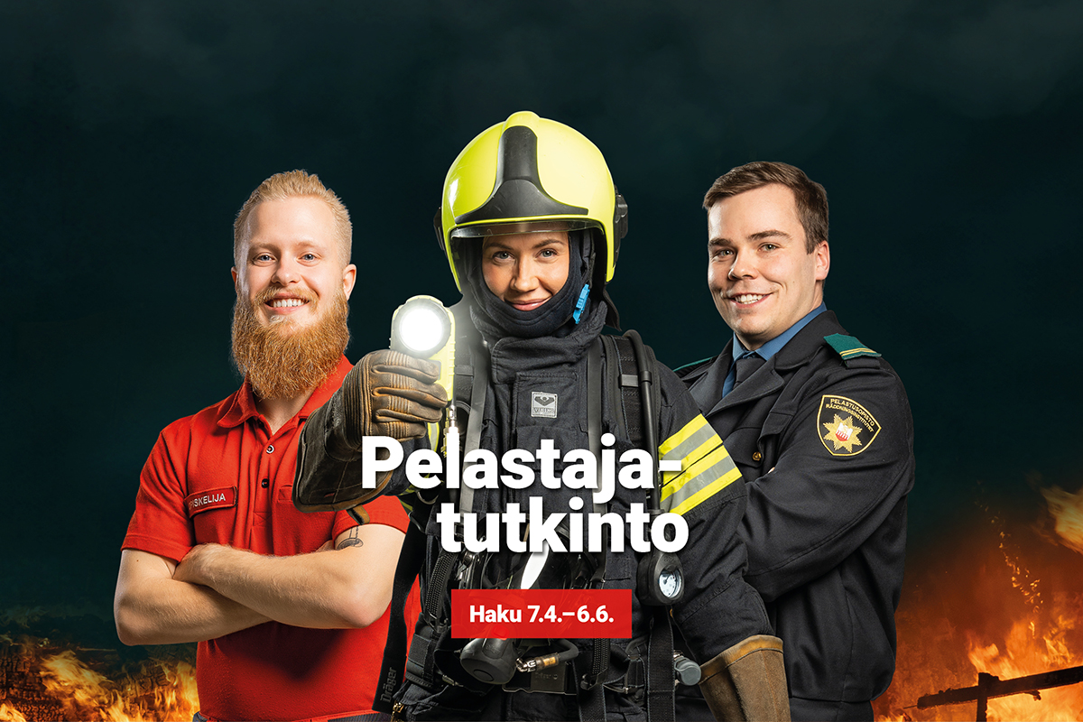 Haku pelastajatutkintoon 7.4.-6.6.2025.