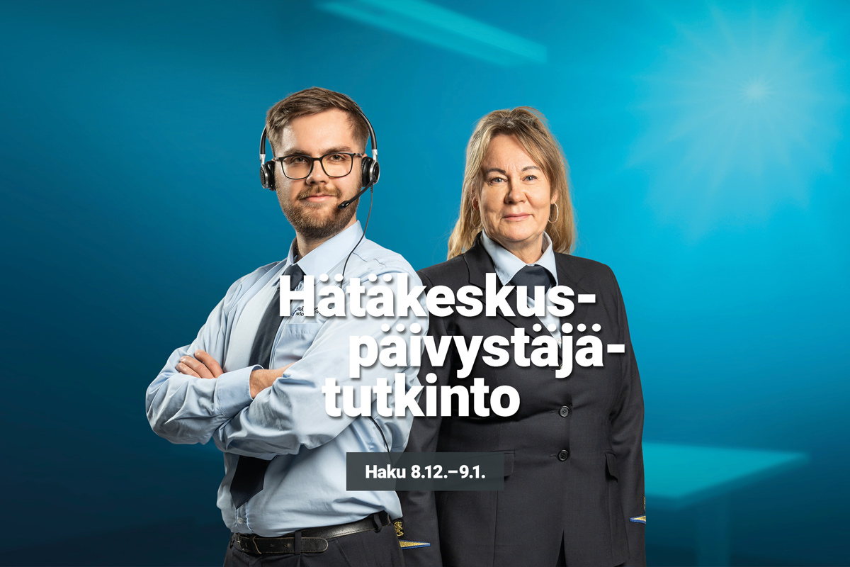 Haku hätäkeskuspäivystäjätutkintoon