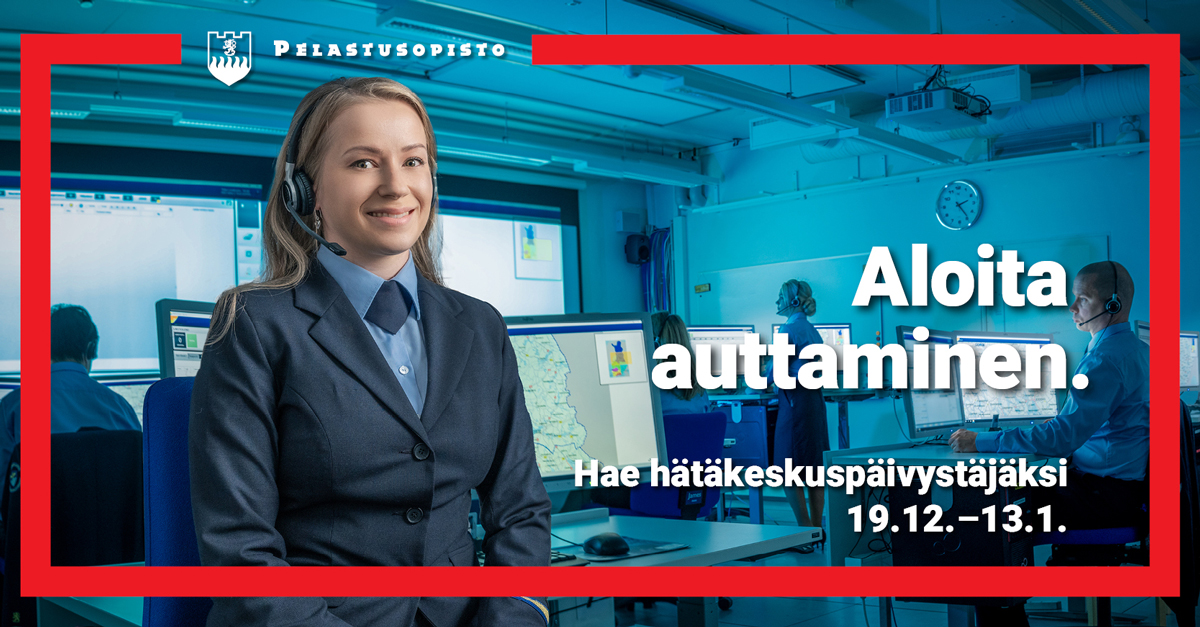Hae hätäkeskuspäivystäjäksi