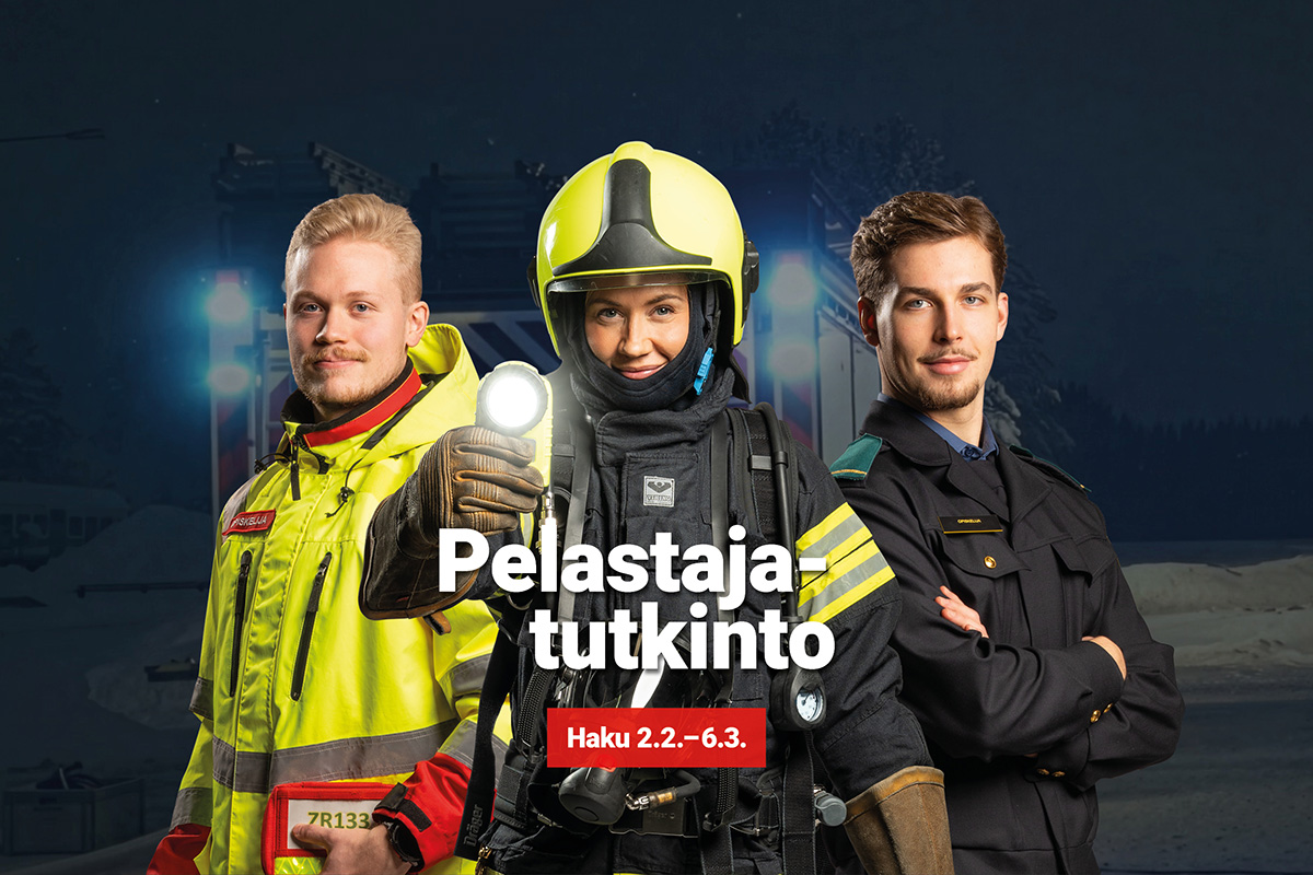 Haku pelastajatutkintoon 2.2.−6.3.2026