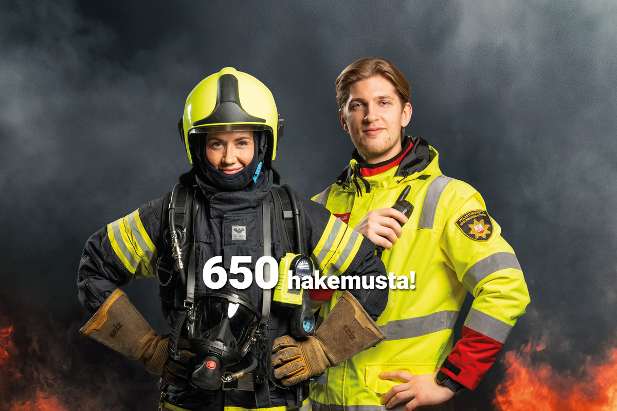 650 hakijaa tammikuussa 2027 alkavaan pelastajatutkintoon.