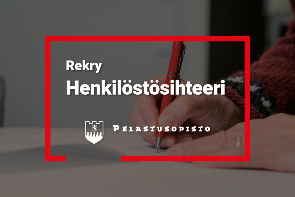 Rekry, henkilöstösihteeri (kuvituskuva)