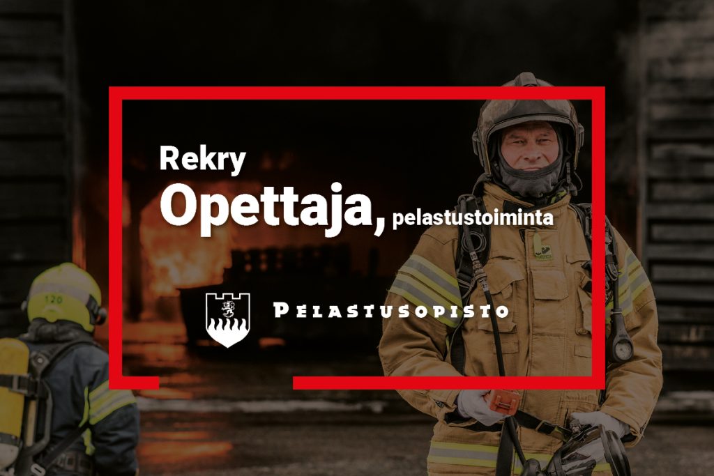 Rekry, pelastustoiminnan opettaja (kuvituskuva).