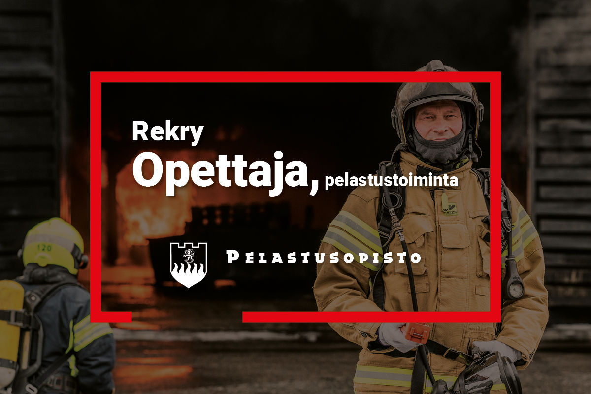 Rekry, pelastustoiminnan opettaja (kuvituskuva).