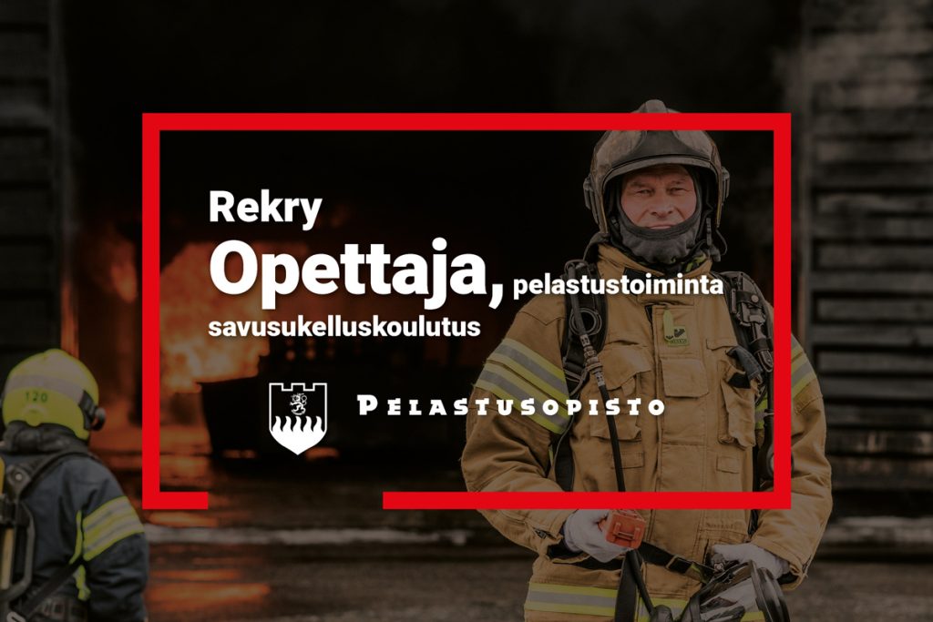 Rekry, pelastustoiminnan opettaja (kuvituskuva).