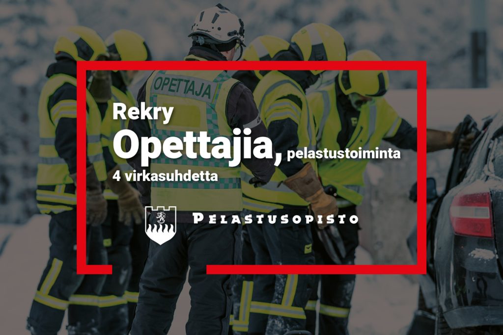 Rekry, pelastustoiminnan opettajia (kuvituskuva).