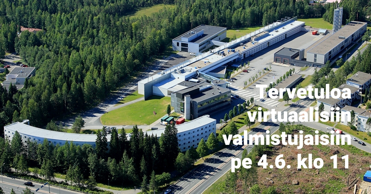 Pelastusopiston kampus ilmakuvana.