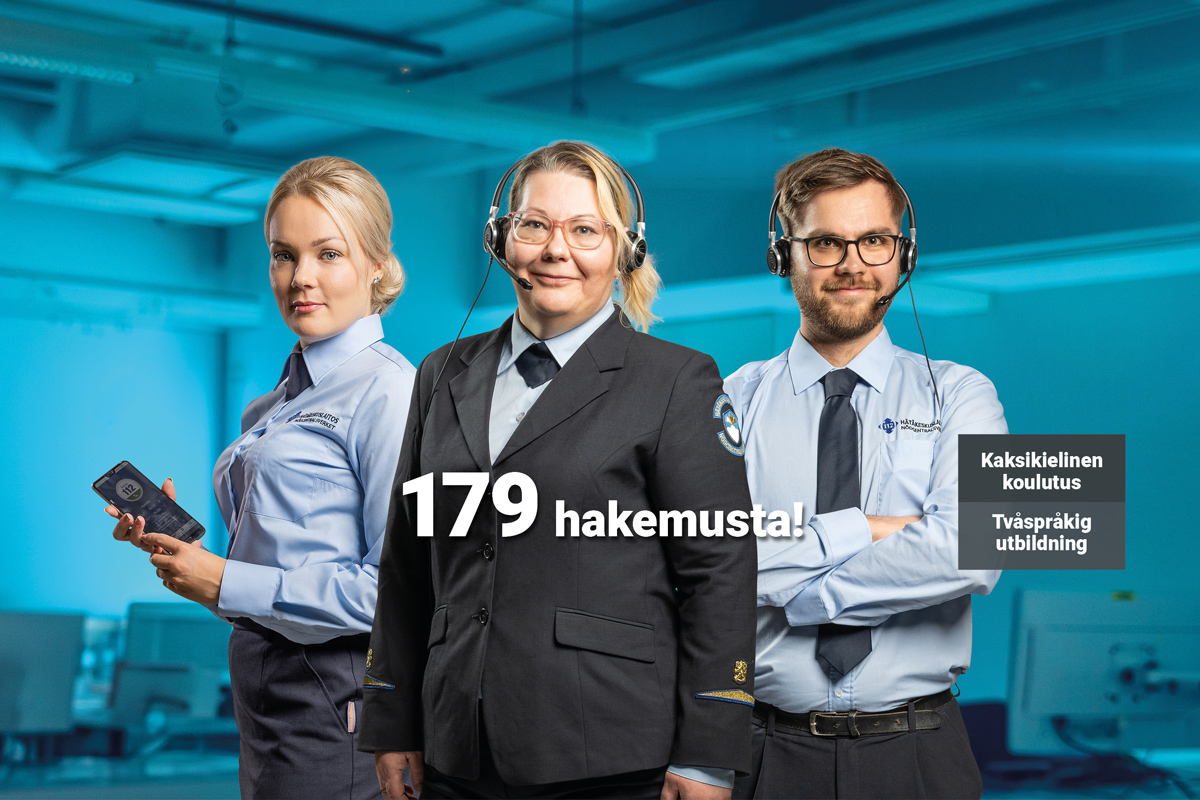 Hätäkeskuspäivystäjätutkinnon kaksikieliseen toteutukseen yhteensä 179 hakemusta 2/2026.